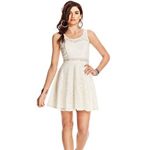 Lace Illusion Dress - Picture 1 of 6